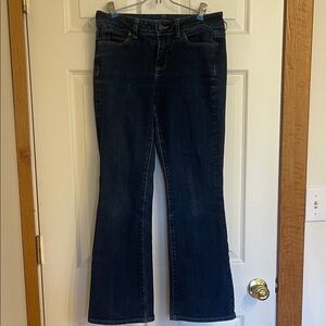 Talbots 4P Curvy Boot Cut Dark Indigo Denim Jeans